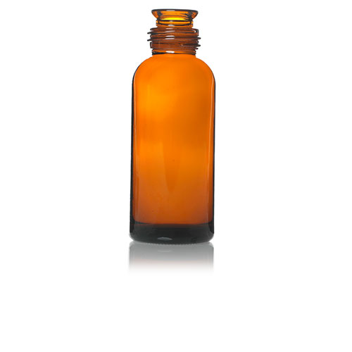 125ml Amber Bell-mouth Glass Bottles