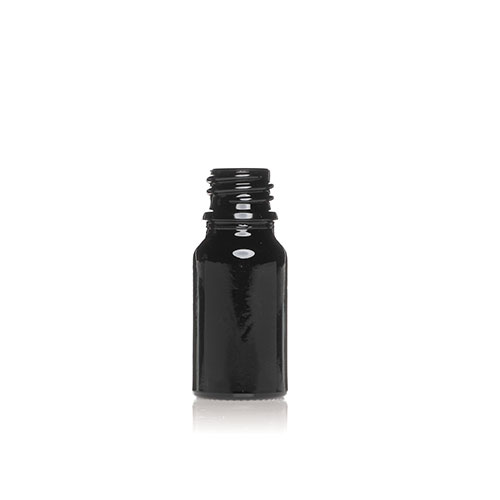 15ml Black Dropper Glass Bottle