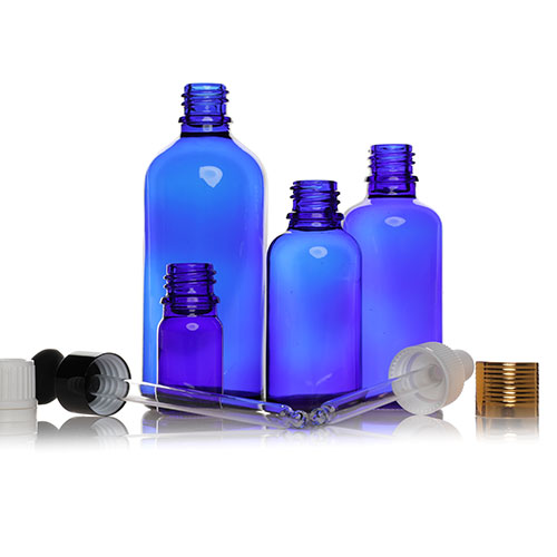 5ml Blue Dropper Glass Bottle