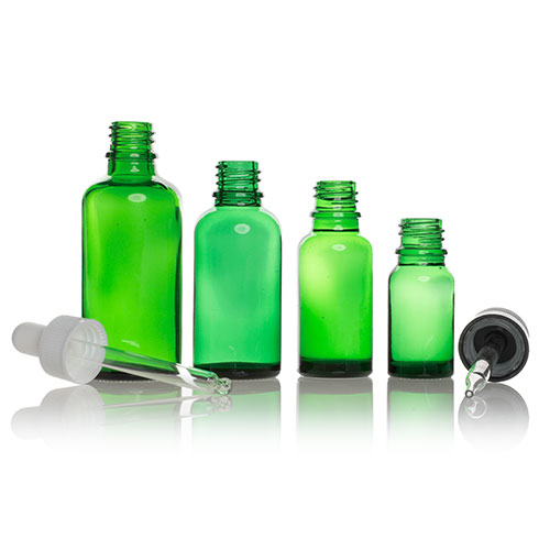 20ml Green Dropper Glass Bottle