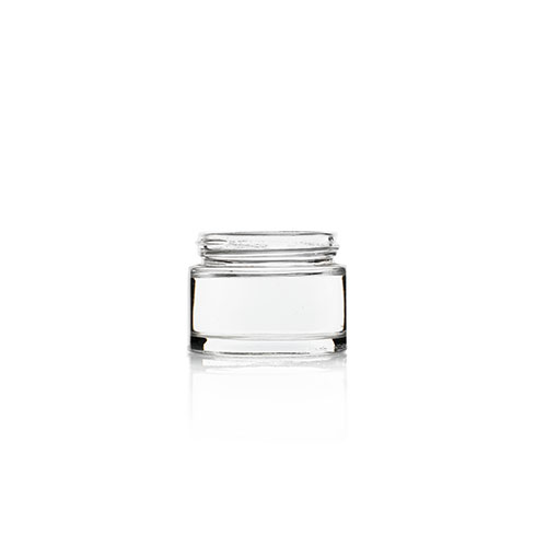 20ml Clear Glass Ointment Jars