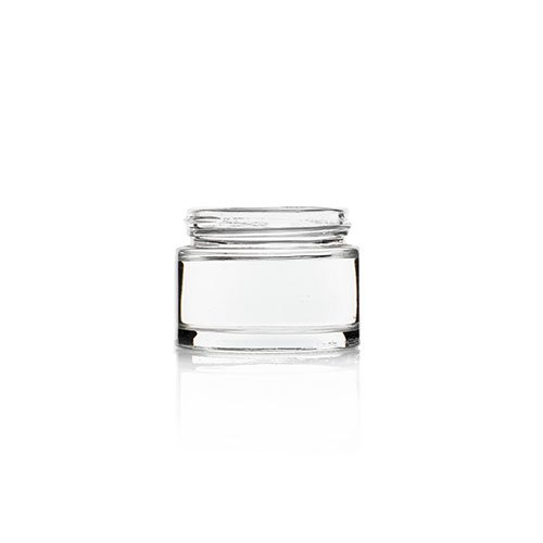 30ml Clear Glass Ointment Jars