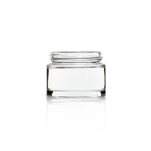50ml Clear Glass Ointment Jars