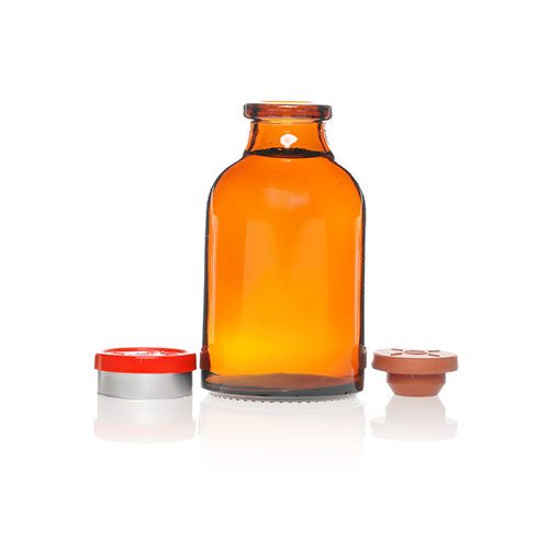 30ml Amber Mould Glass Injection Vials