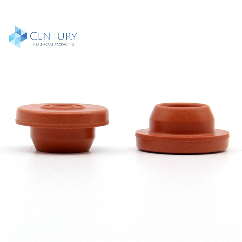 20mm red color butyl rubber stopper for injection