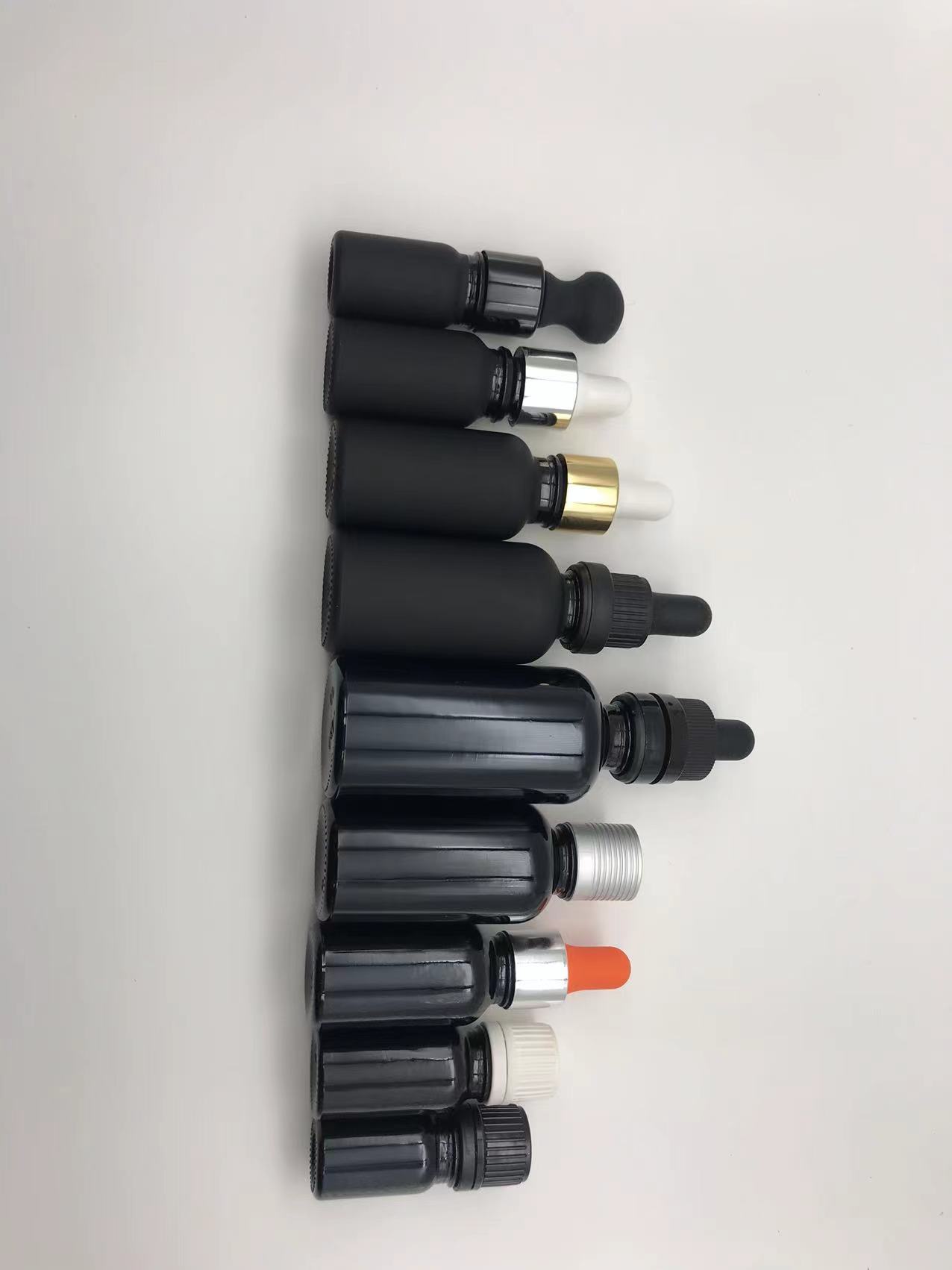 20ml Black Dropper Glass Bottle