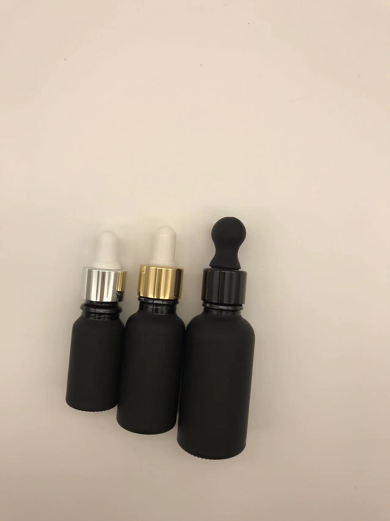 15ml Black Dropper Glass Bottle