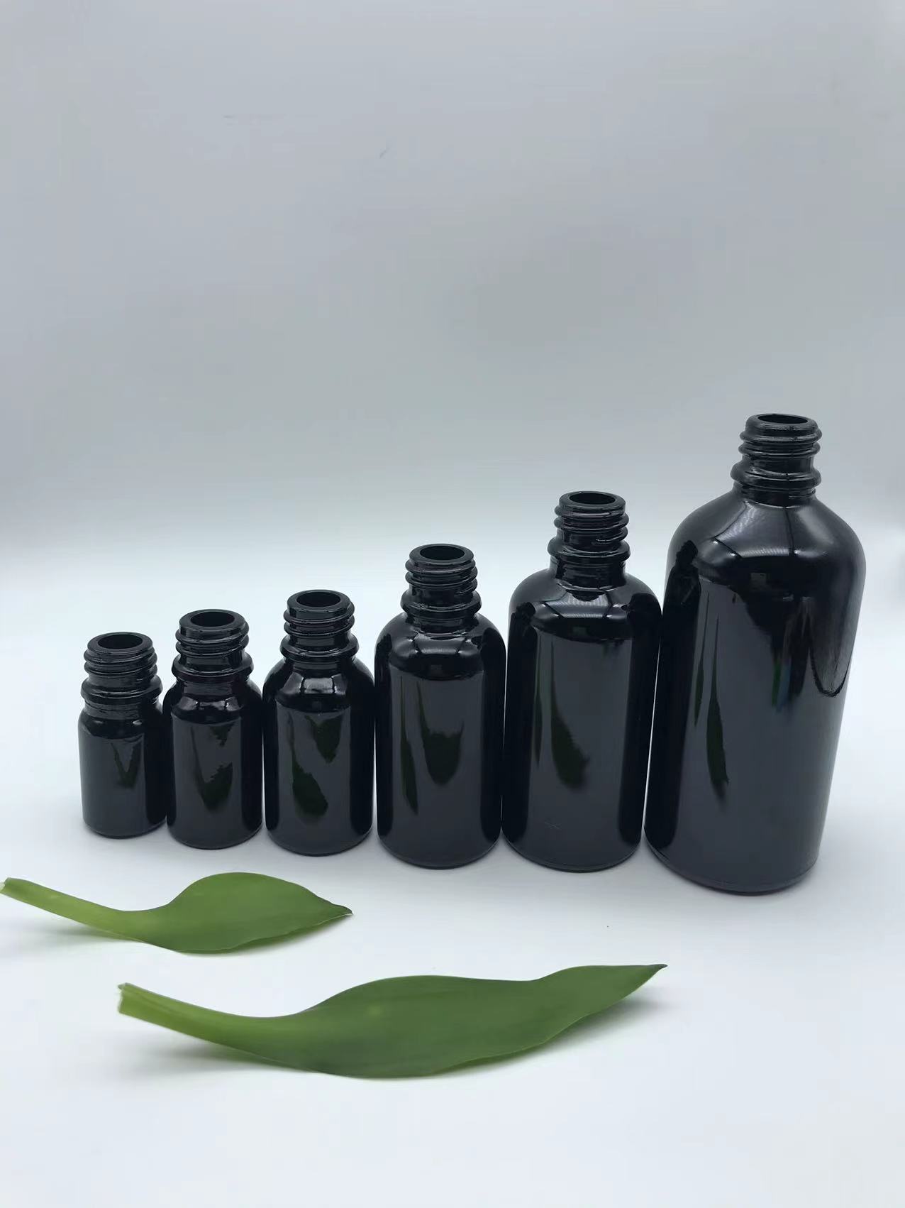 30ml Black Dropper Glass Bottle