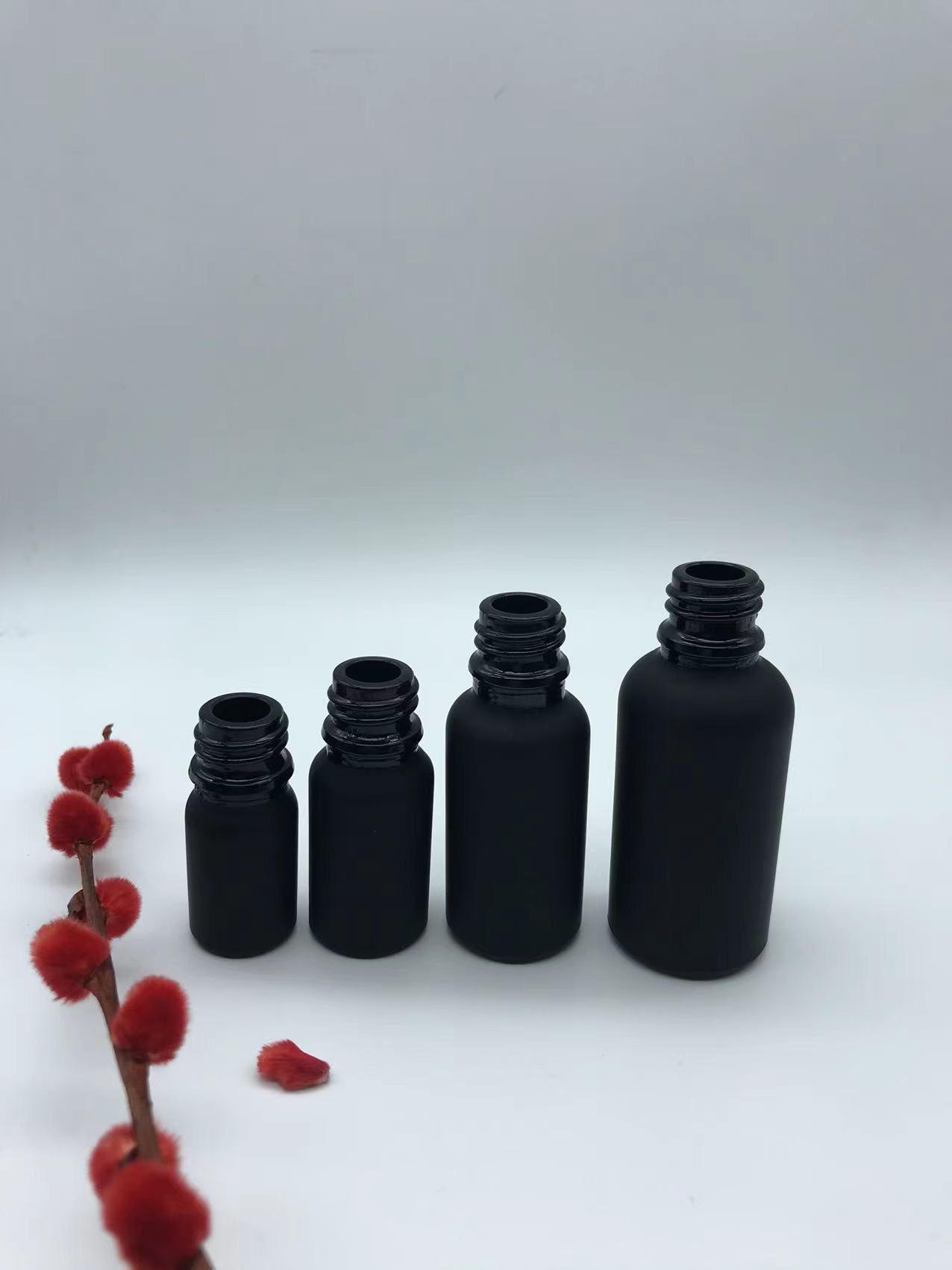 20ml Black Dropper Glass Bottle